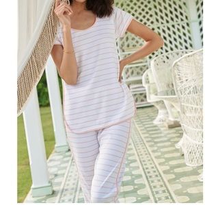 NWT Lake Pajamas Pima Short Long set in Peach